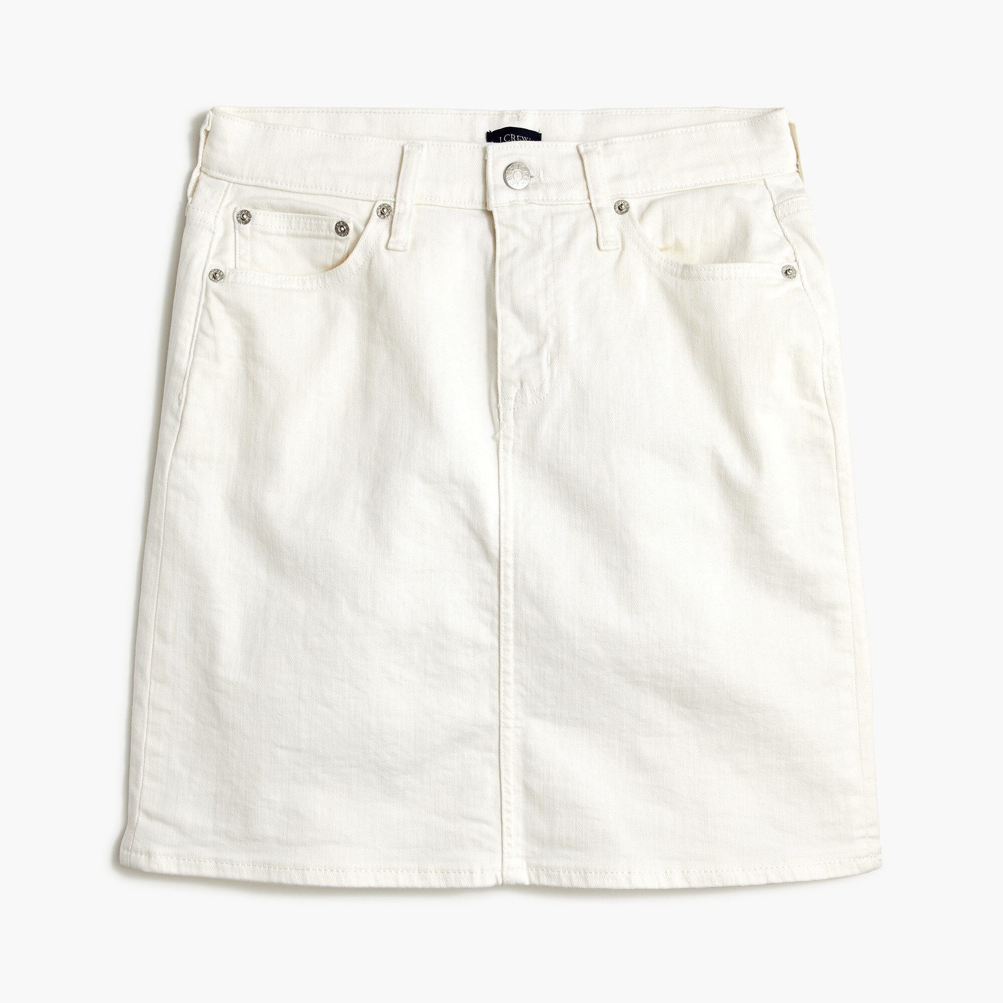 Denim mini skirt