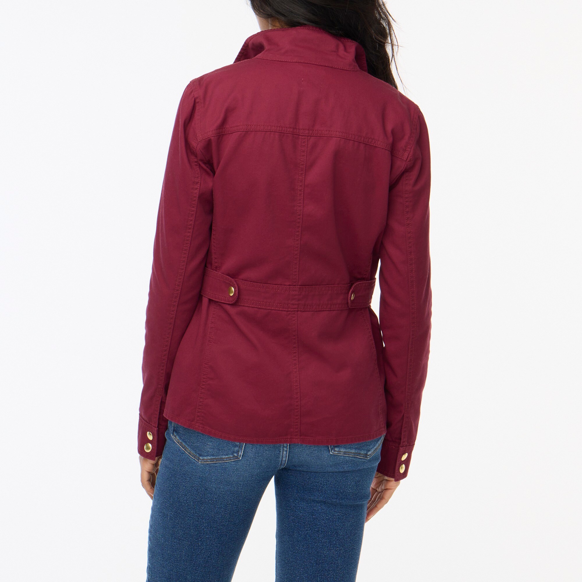 Factory Resin coated Twill Field Jacket For Women