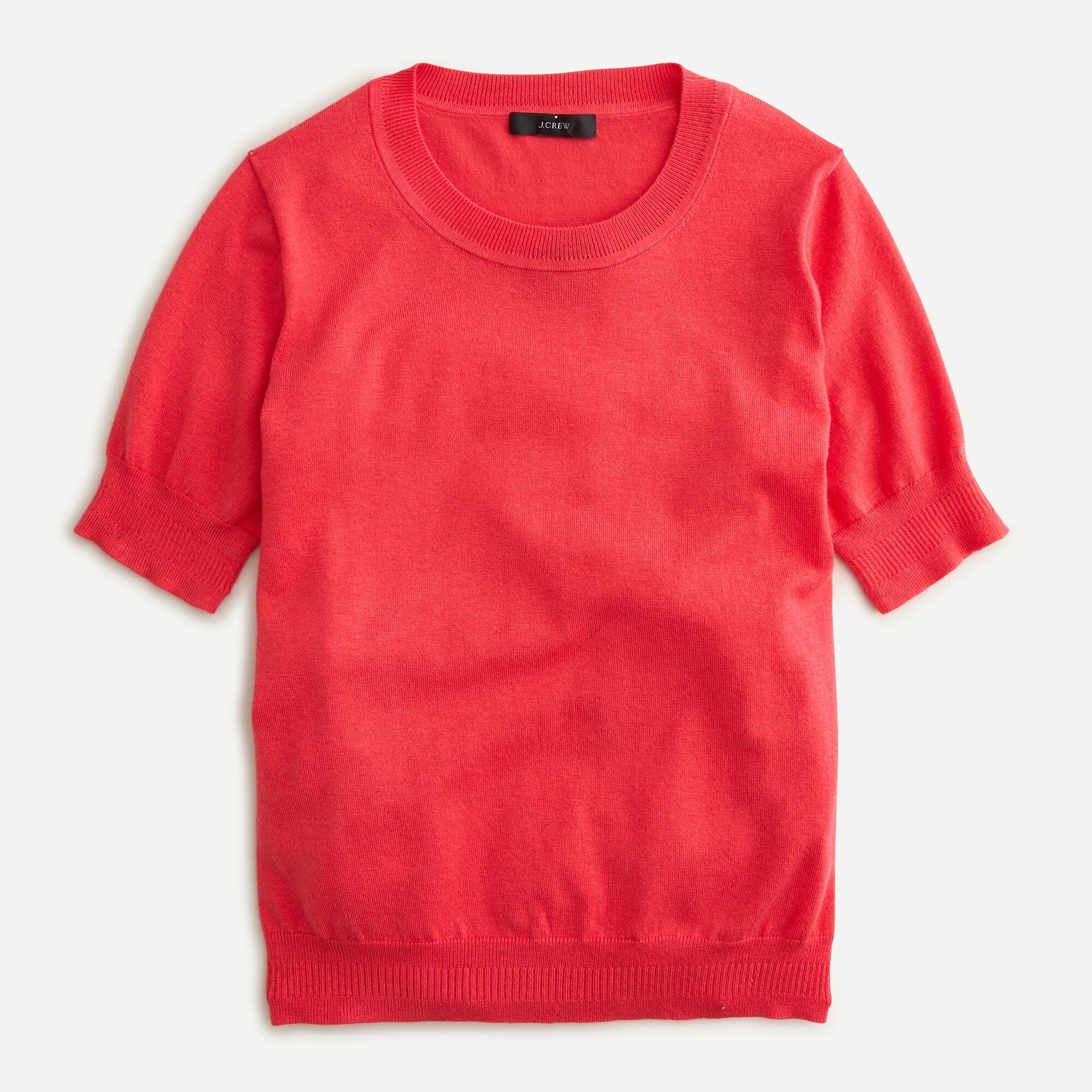 short sleeve crew neck sweater