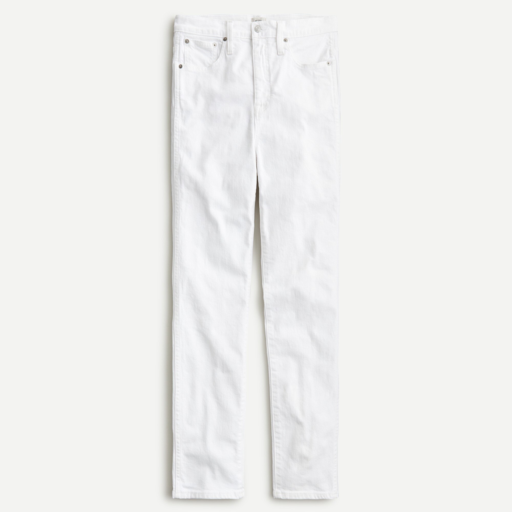 j.crew: stovepipe jean in white for women, right side, view zoomed