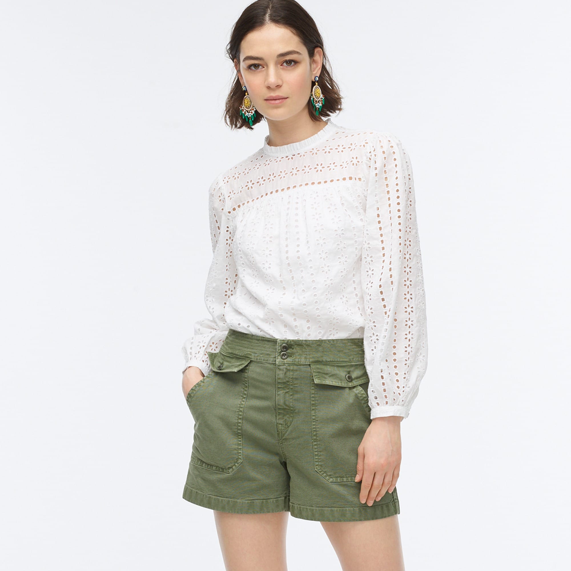 j crew women's shorts