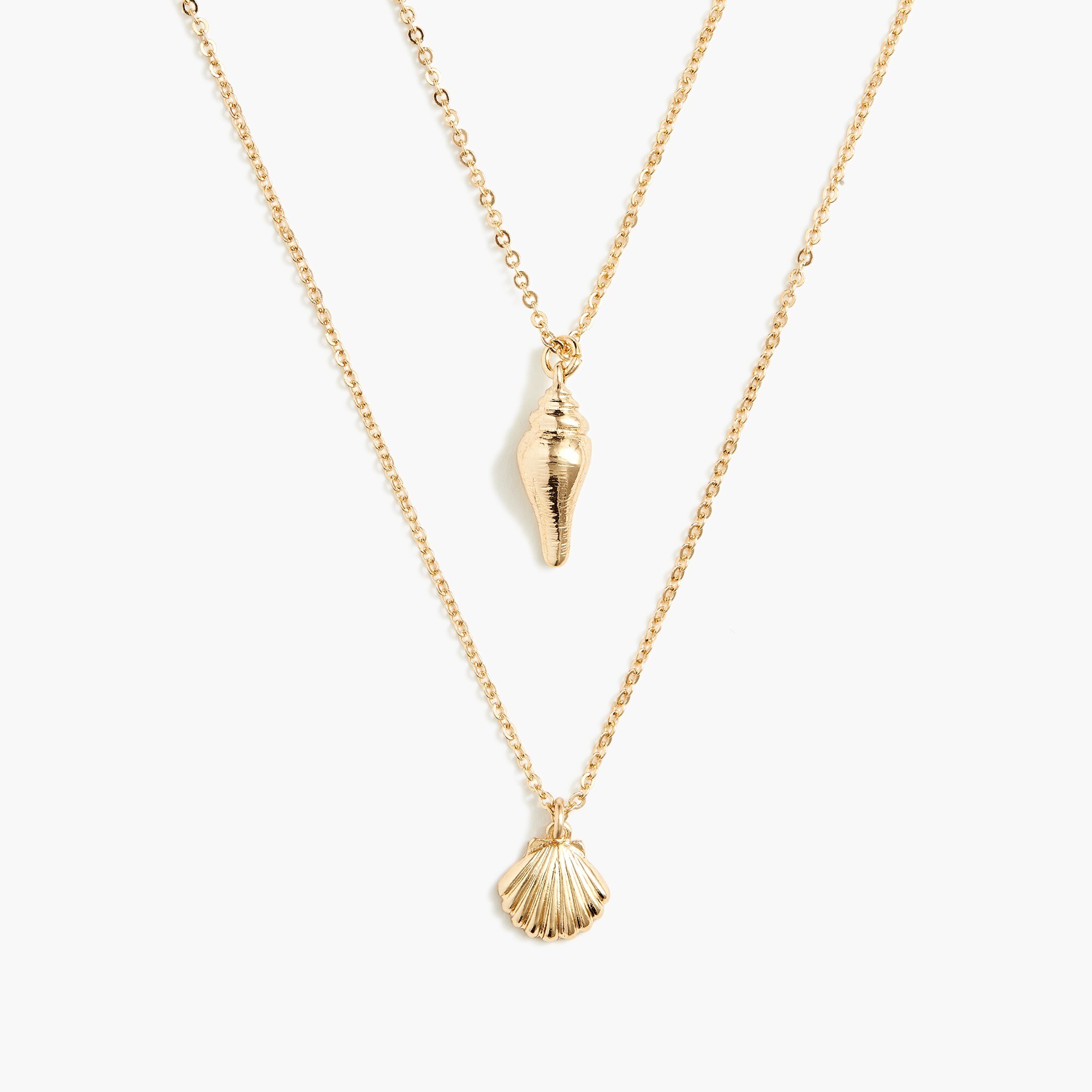 Girls' seashell necklace set