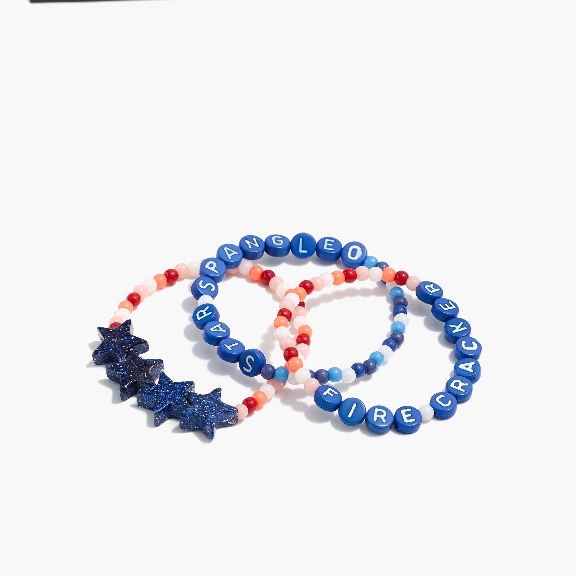 girls' patriotic bracelet pack for girls