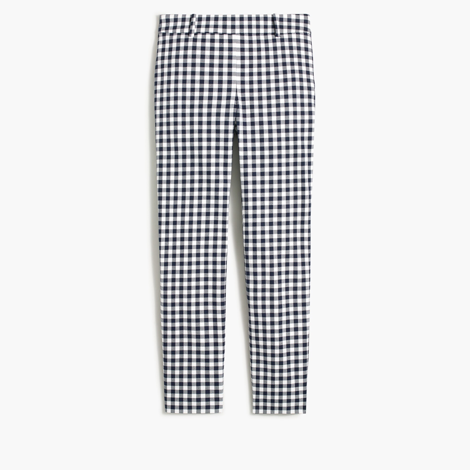 gingham winnie pant in stretch cotton for women