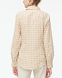 Gingham lightweight cotton shirt in signature fit