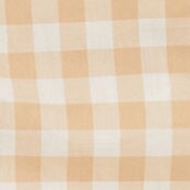 Gingham lightweight cotton shirt in signature fit IVORY LIGHT KHAKI 
