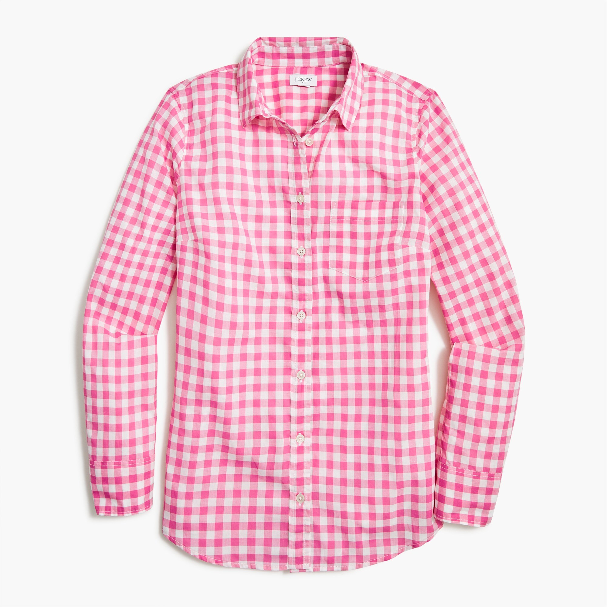  Petite gingham button-up shirt in signature fit