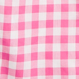 Gingham lightweight cotton shirt in signature fit BOHEMIAN RED WILDFIRE factory: gingham lightweight cotton shirt in signature fit for women