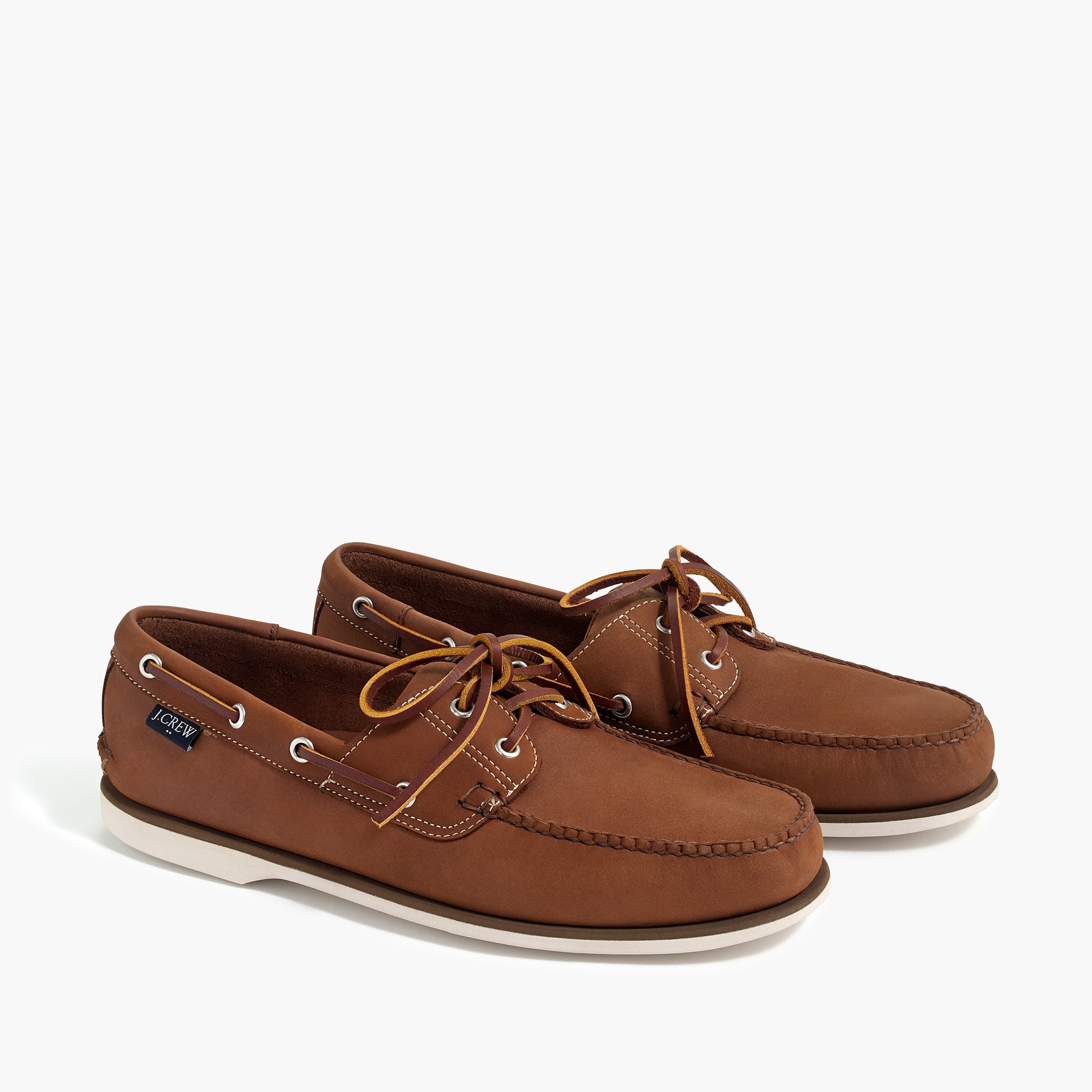 leather boat shoes