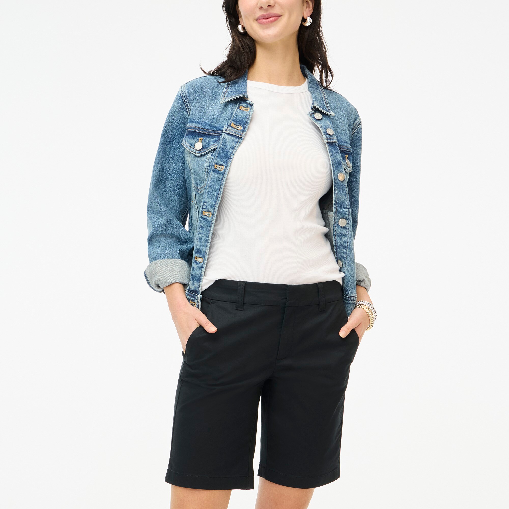 womens 9" Frankie bermuda chino short