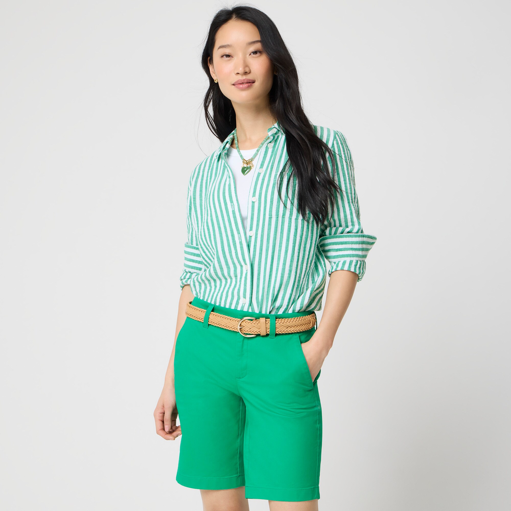womens 9" Frankie bermuda chino short