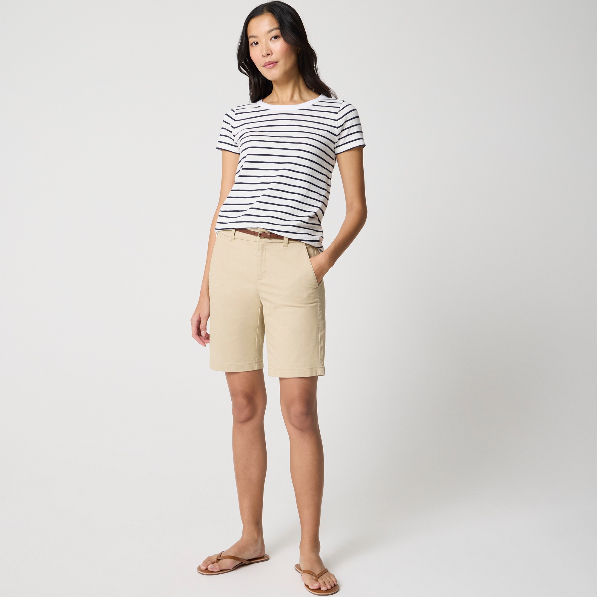 womens 9" Frankie bermuda chino short