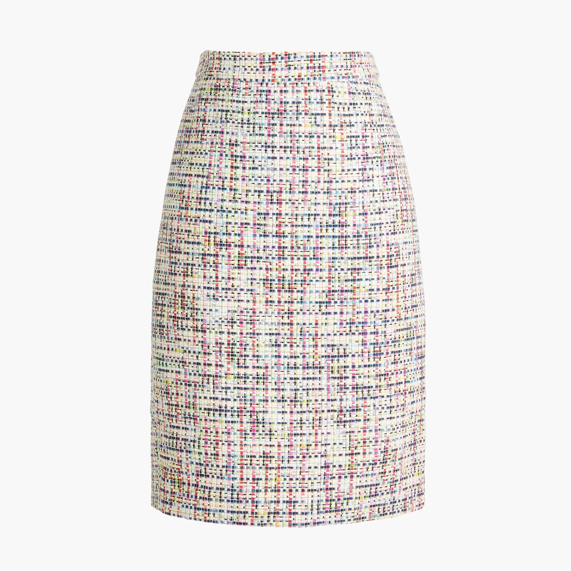Pencil skirt in rainbow tweed
