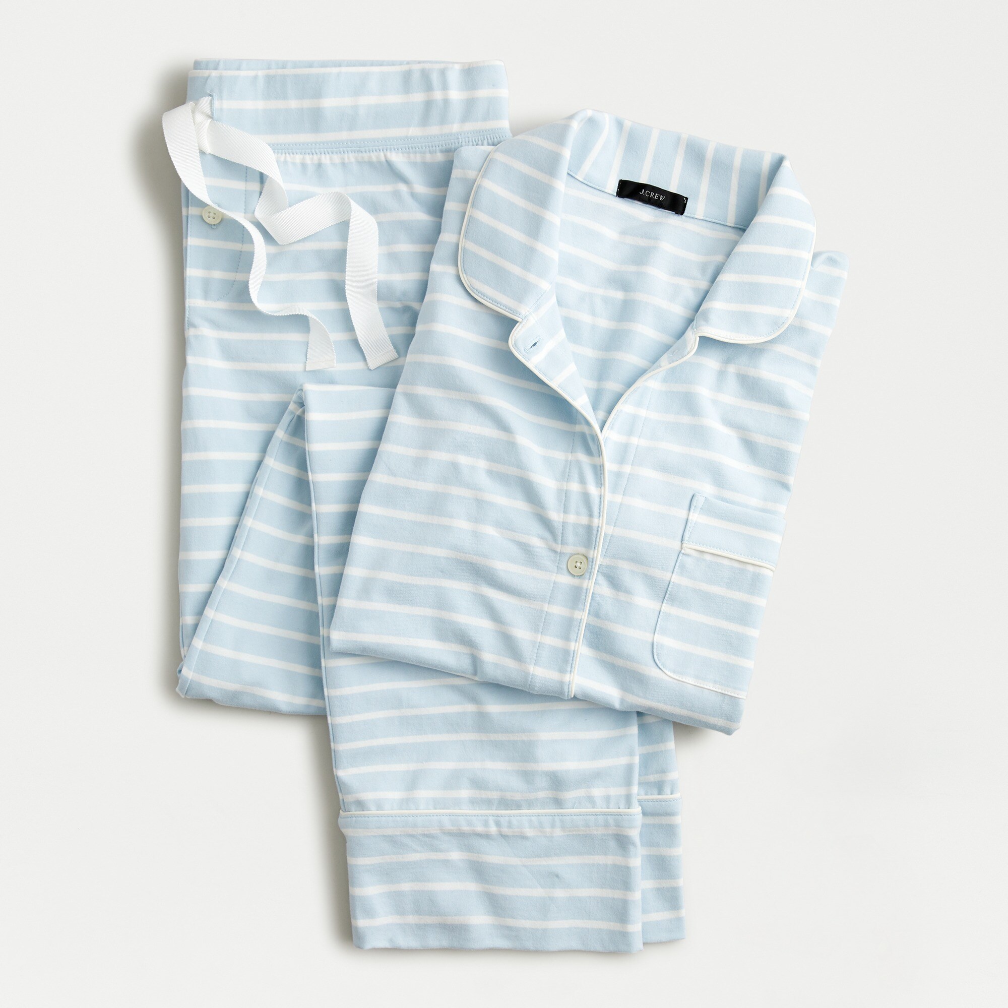 Dreamy long-sleeve pajama set in stripe
