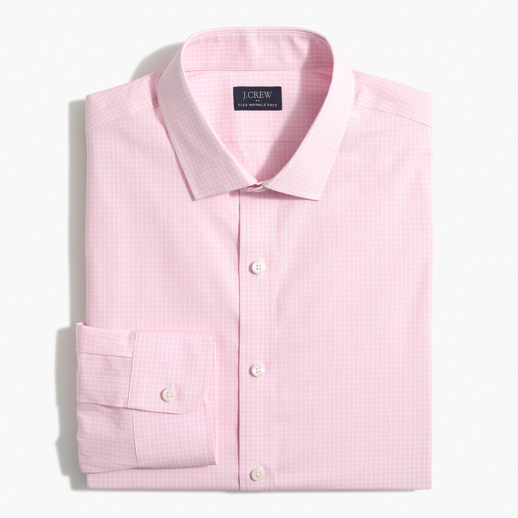 thompson slim flex wrinkle-free dress shirt for men