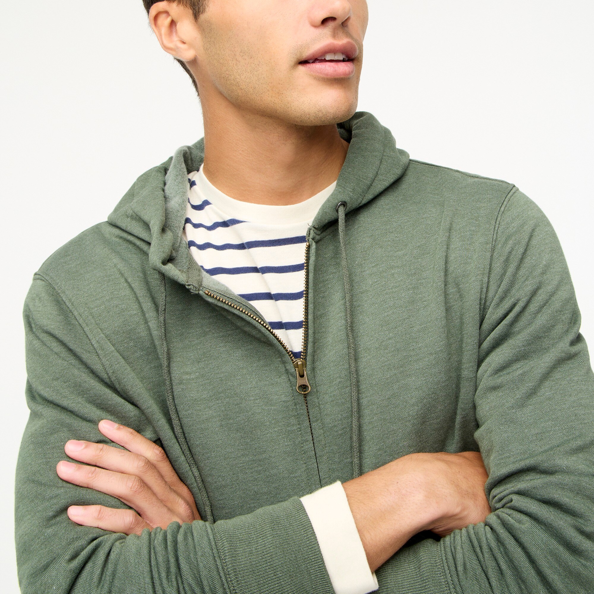 Fleece full-zip hoodie