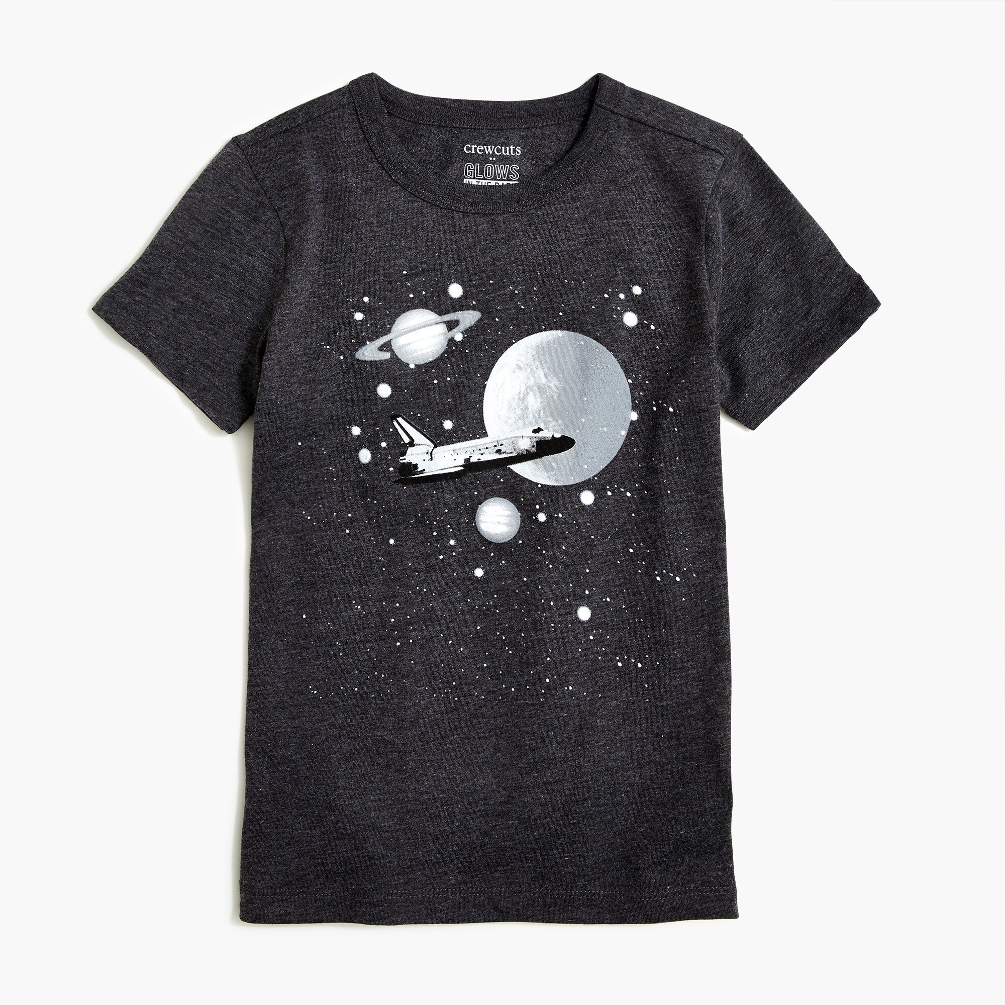 Boys' short-sleeve space graphic tee