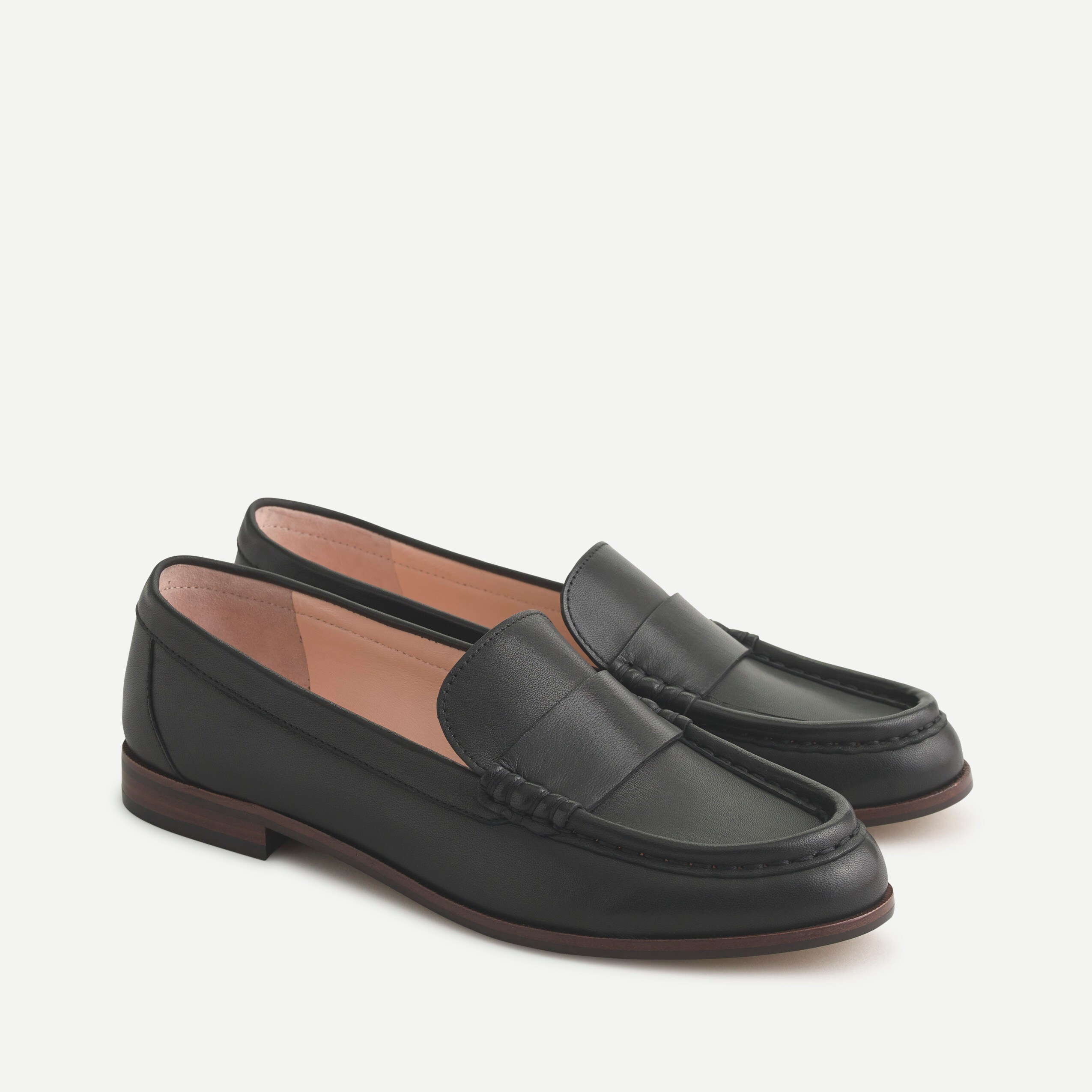 Classic Leather Penny Loafers For Women | J.Crew display picture 2