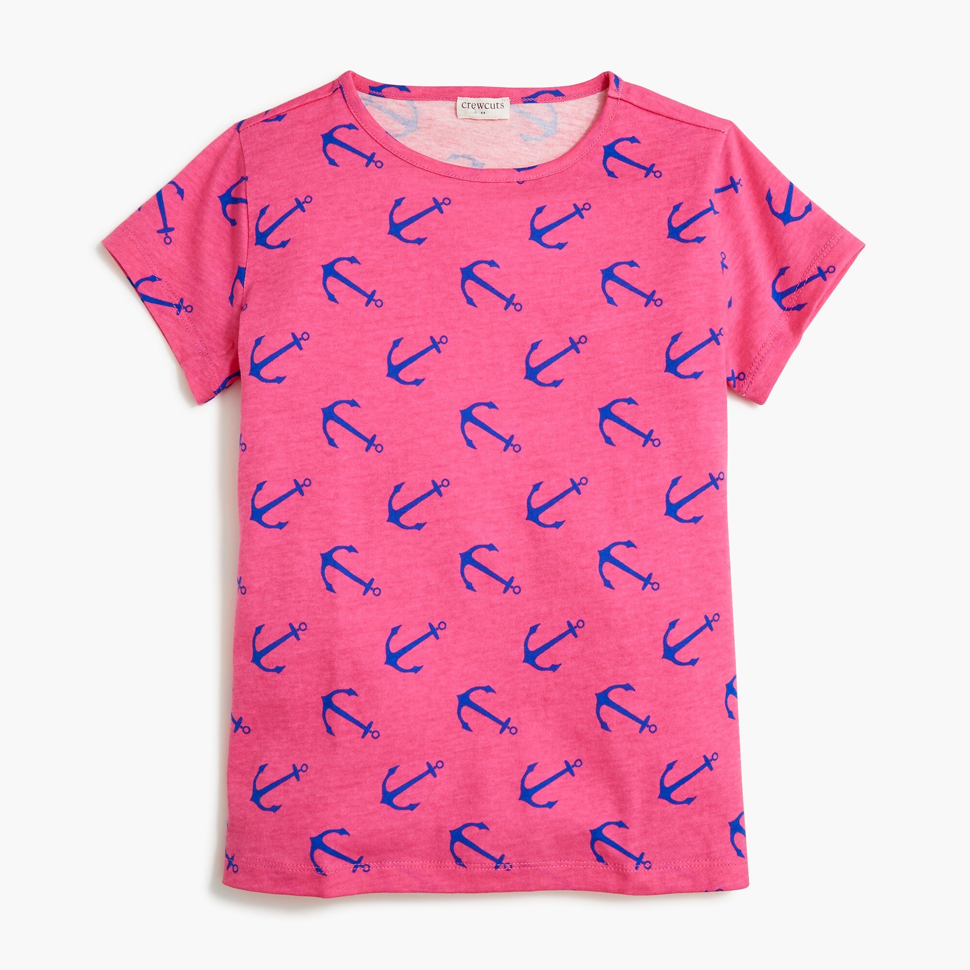 Girls' anchor graphic tee