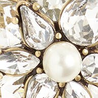 Crystal and pearl statement necklace CRYSTAL factory: crystal and pearl statement necklace for women