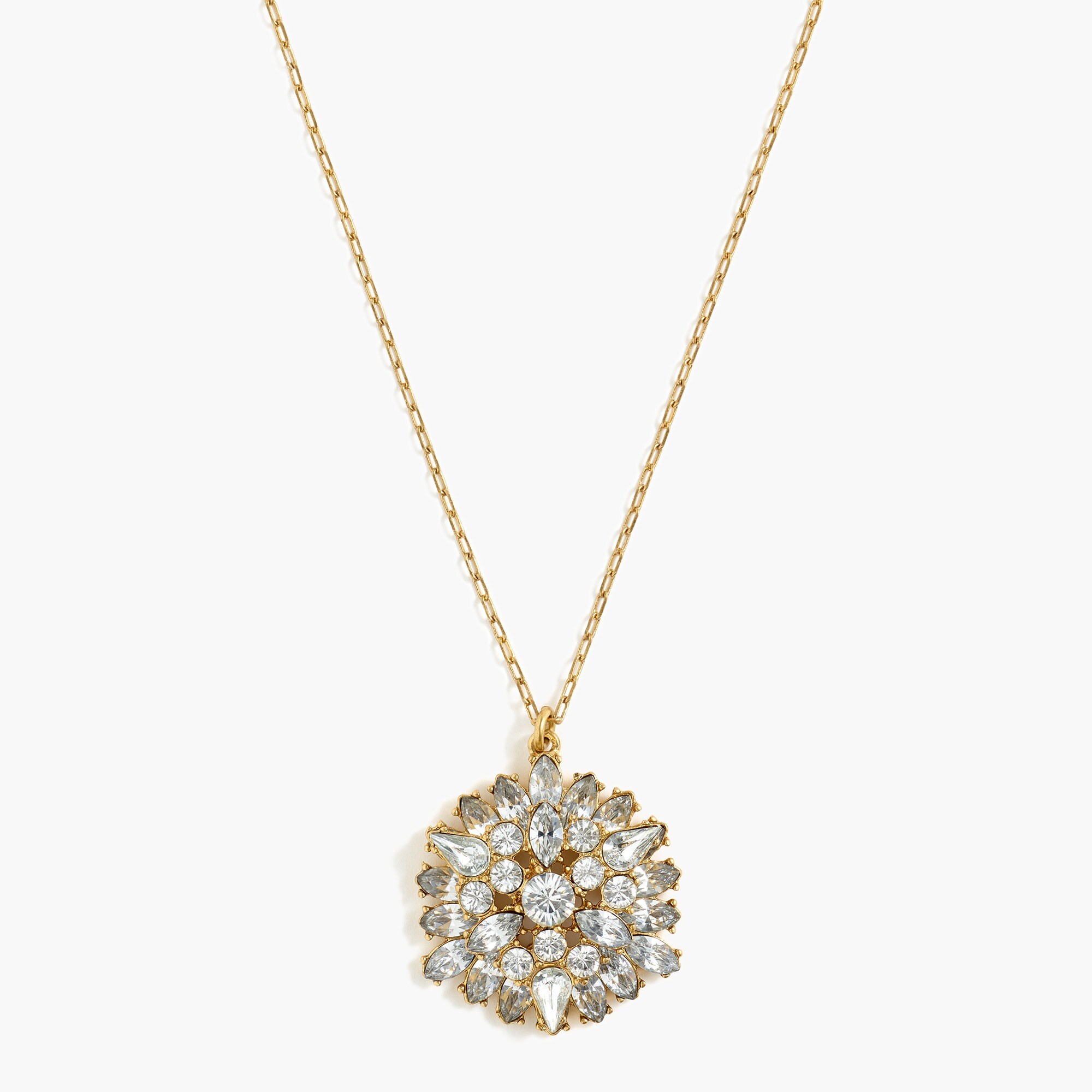 Crystal pendant necklace