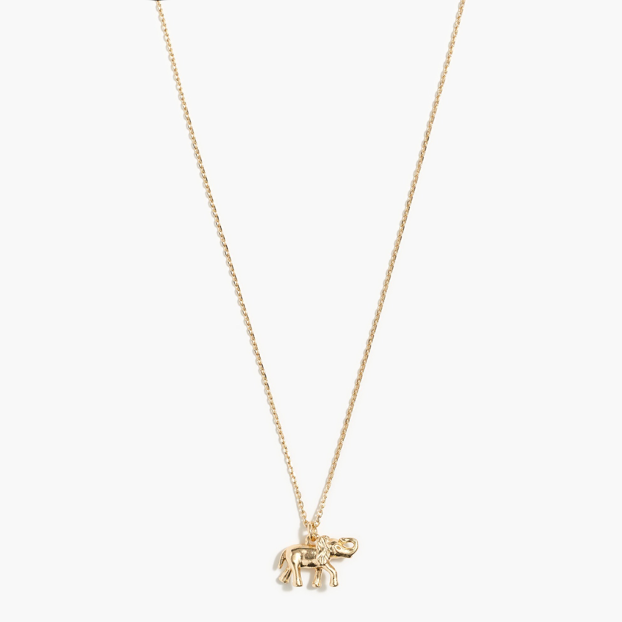 Elephant pendant necklace