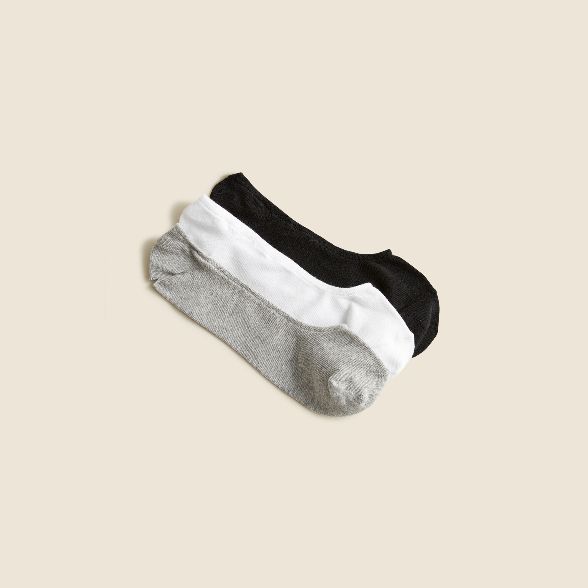  No-show socks three-pack