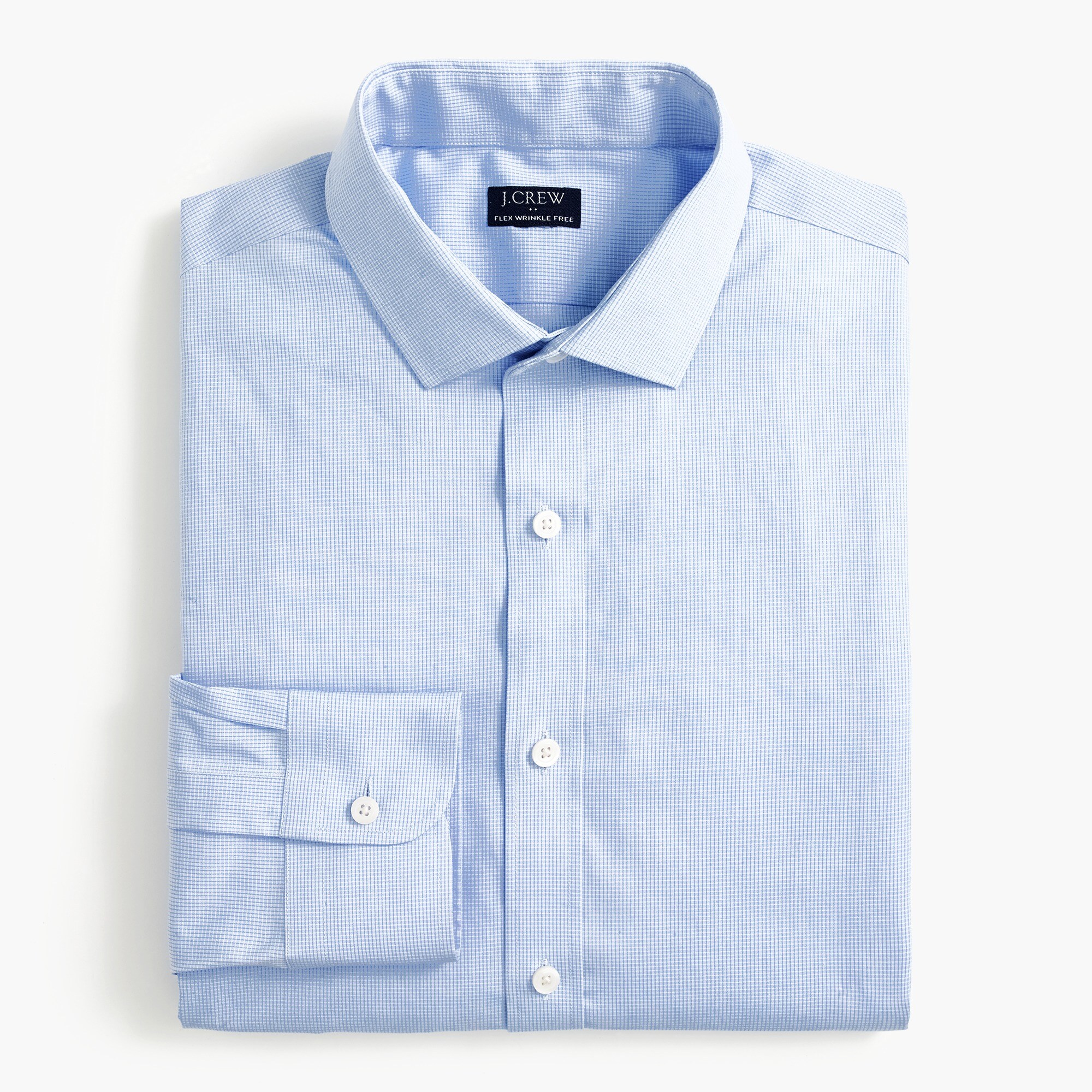 Thompson tattersall flex wrinkle-free dress shirt