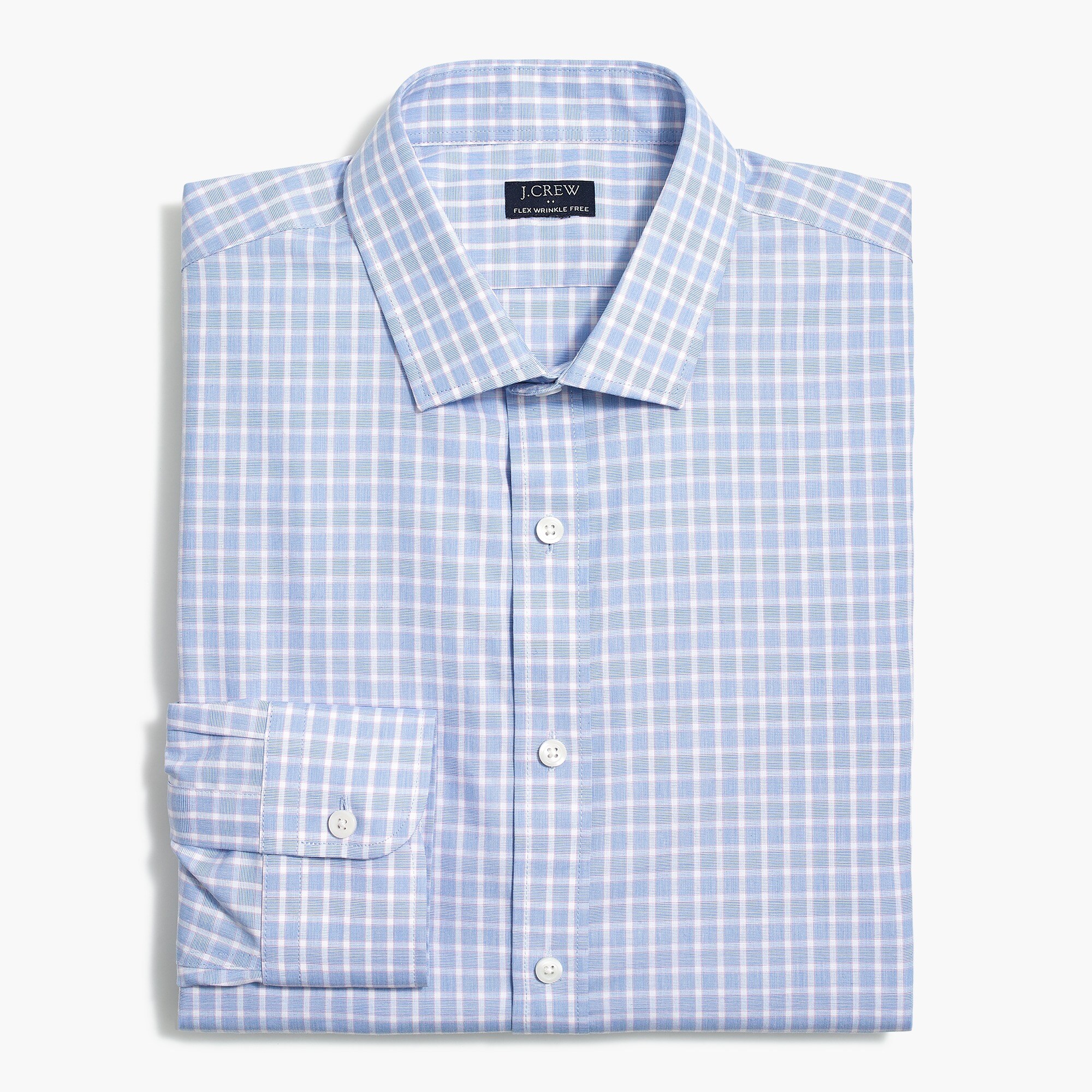 Thompson slim flex wrinkle-free dress shirt