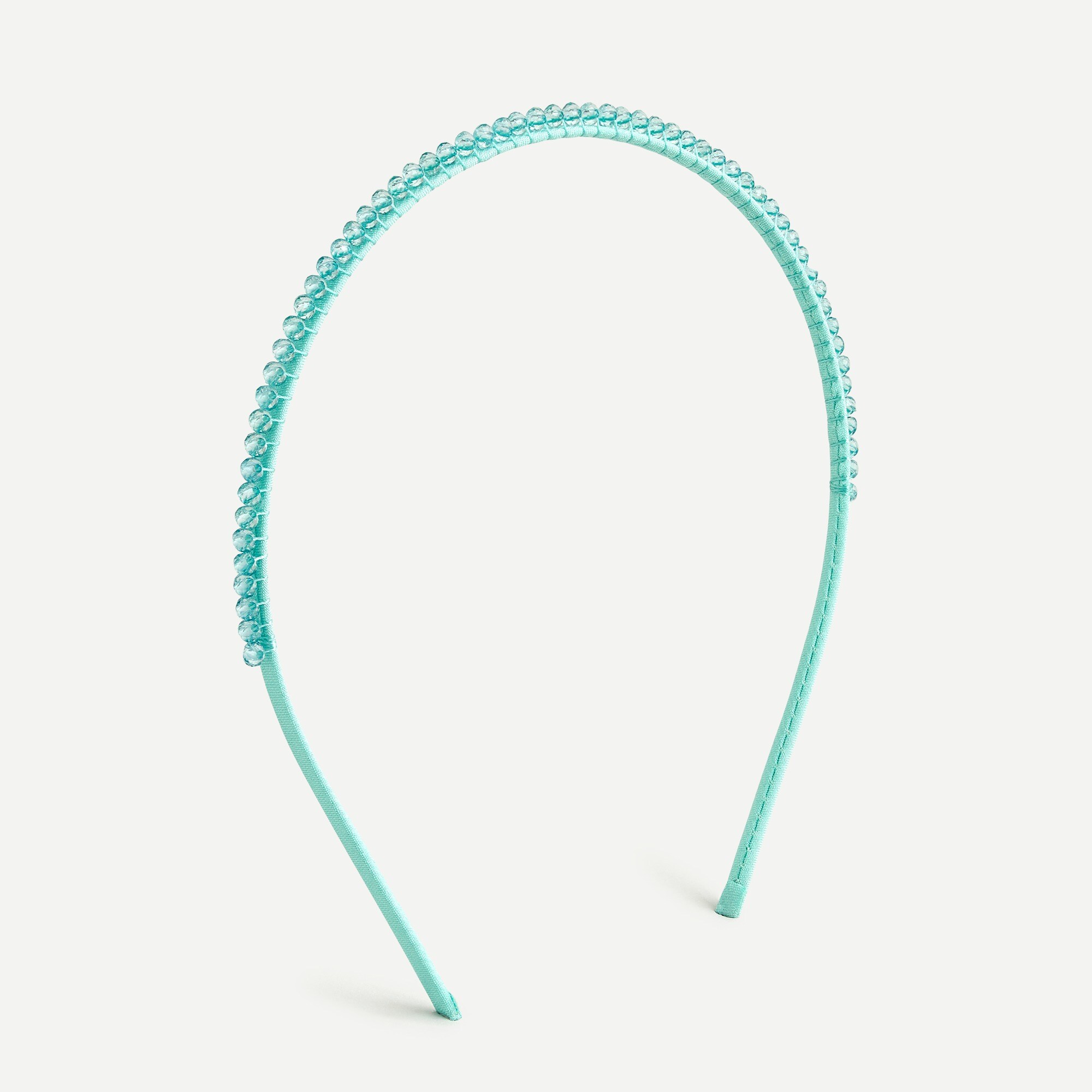Thin headband with beads