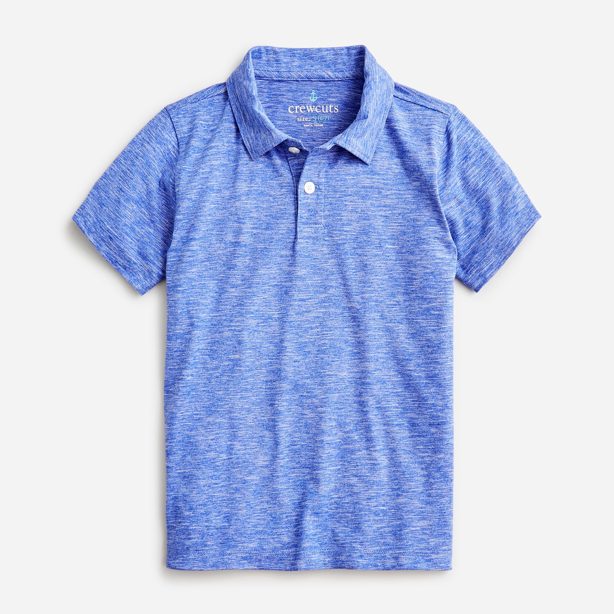 Kids' short-sleeve active polo shirt