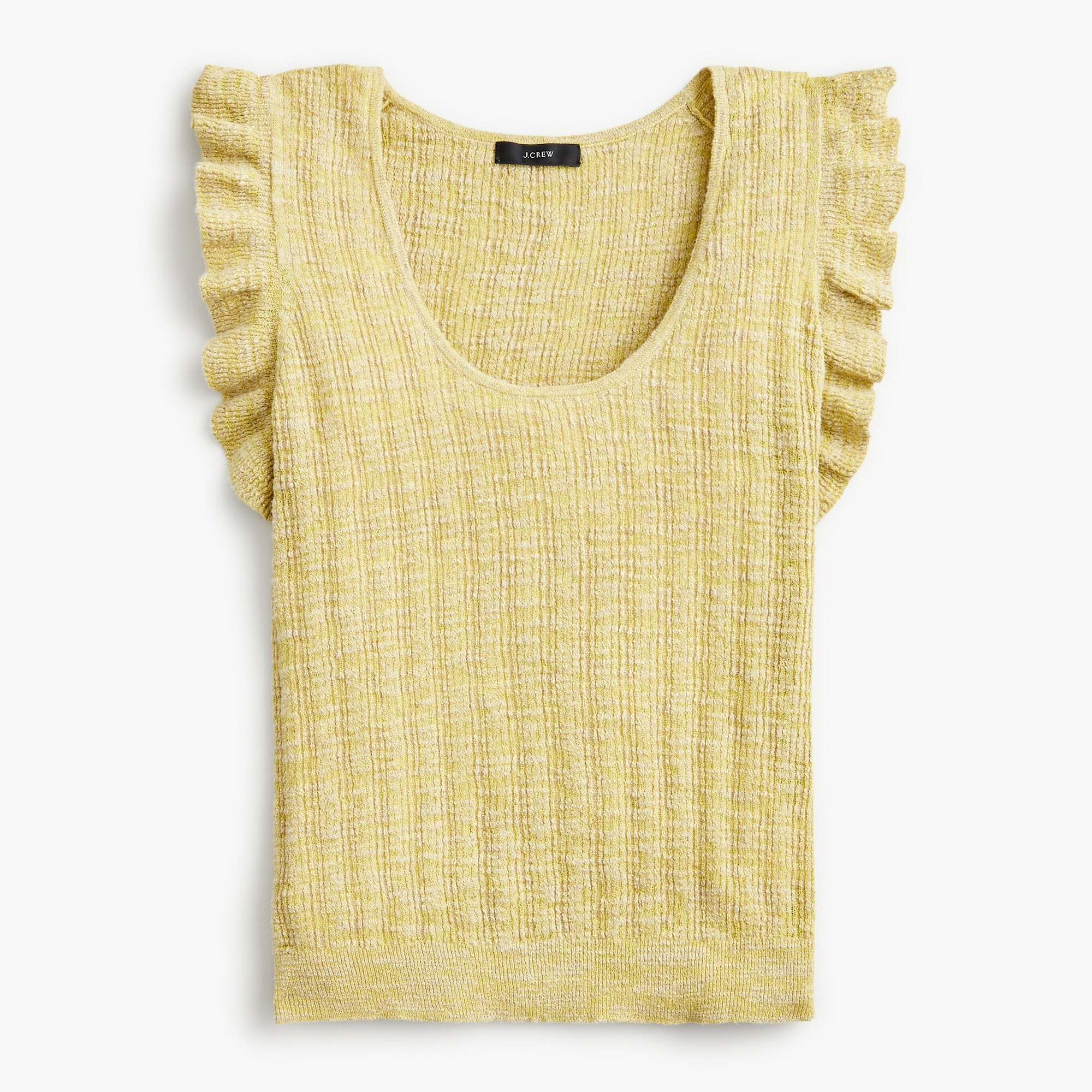 J crew ruffle sweater best sale