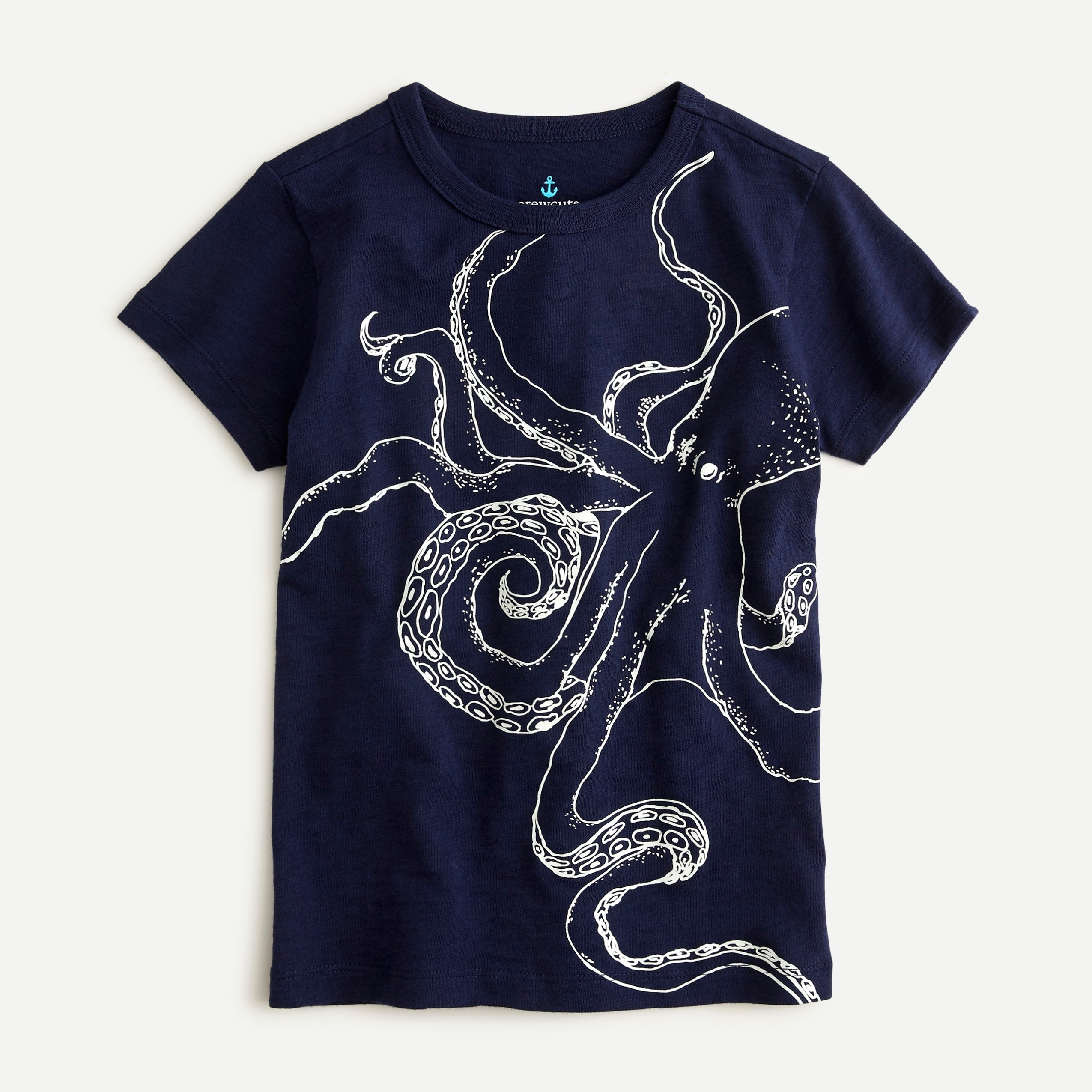 Kids' glow-in-the-dark octopus T-shirt