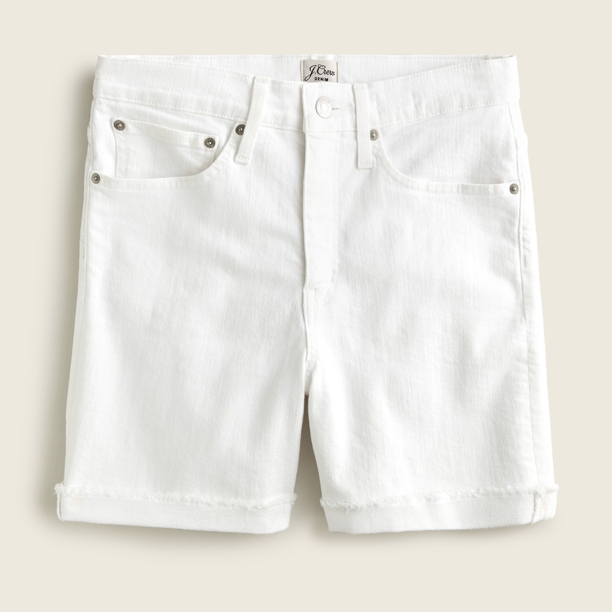 j crew denim shorts