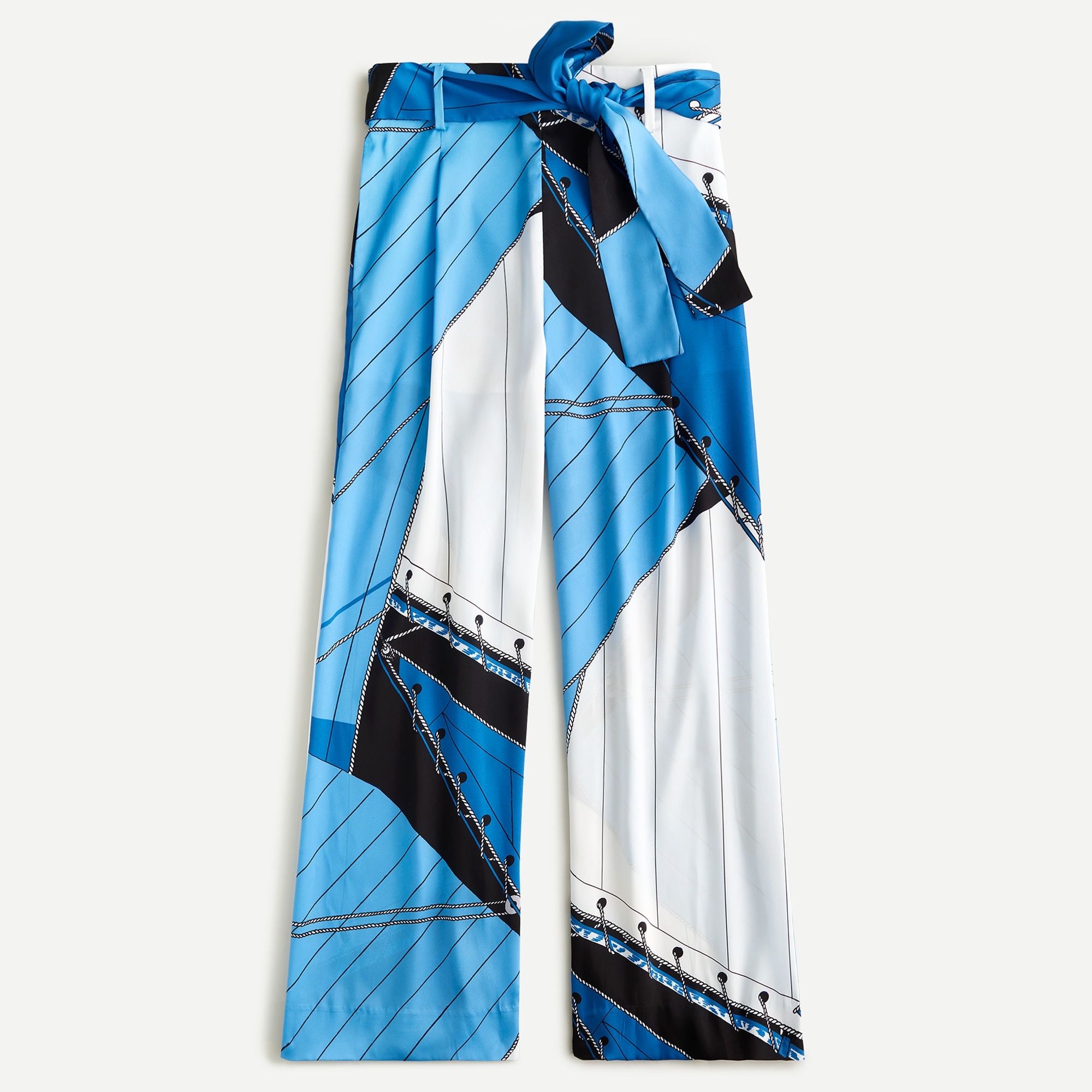 J.Crew: Tie-waist Pant In Ratti® Regatta Print For Women