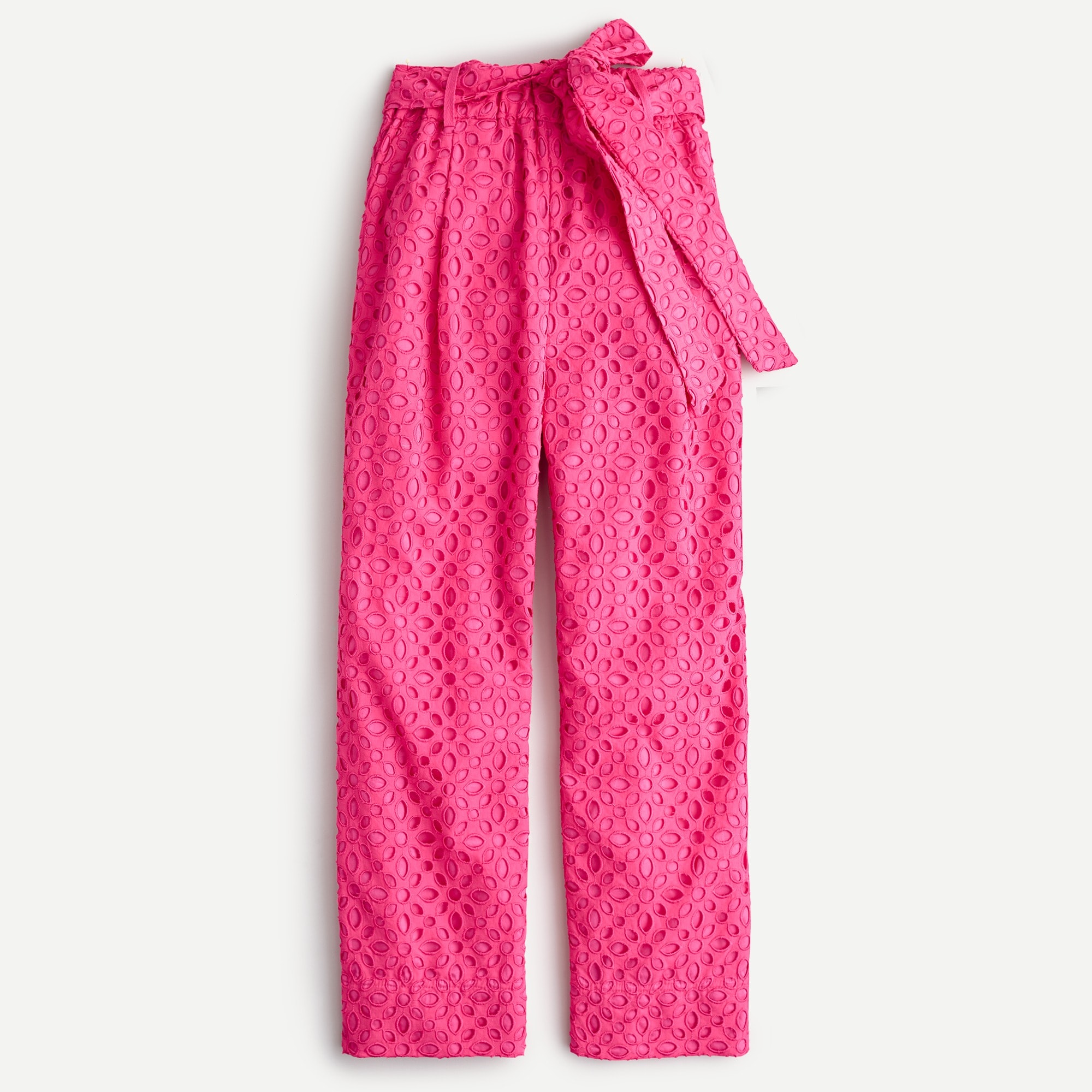 J.Crew: Tie-waist Eyelet Pant For Women
