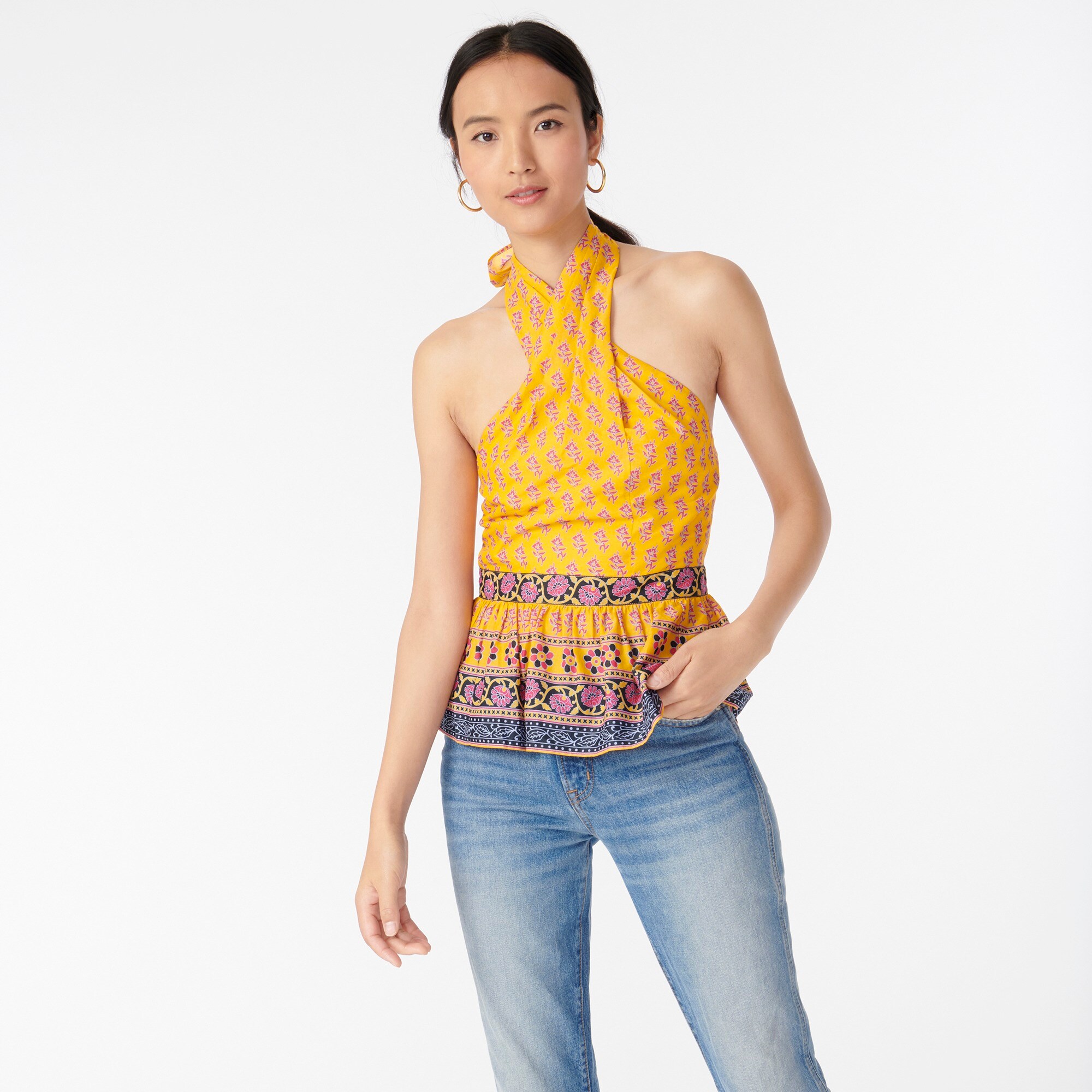 j crew peplum skirt