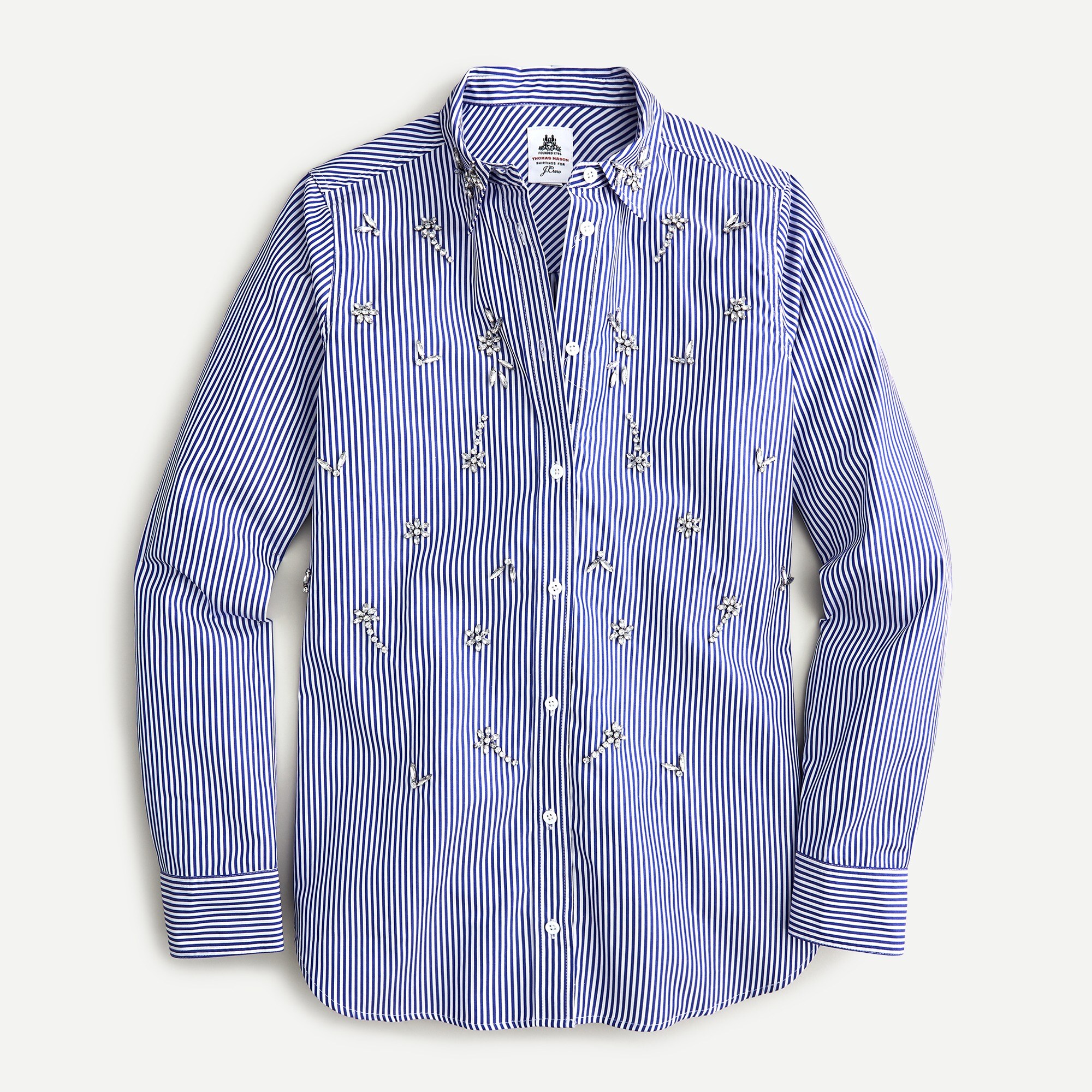 Thomas Mason® For J.Crew Embellished Classic-fit Boy Shirt In