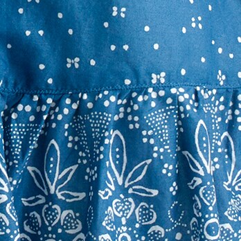 Girls' dress in blue bandana print BLUE IVORY j.crew: girls' dress in blue bandana print for girls
