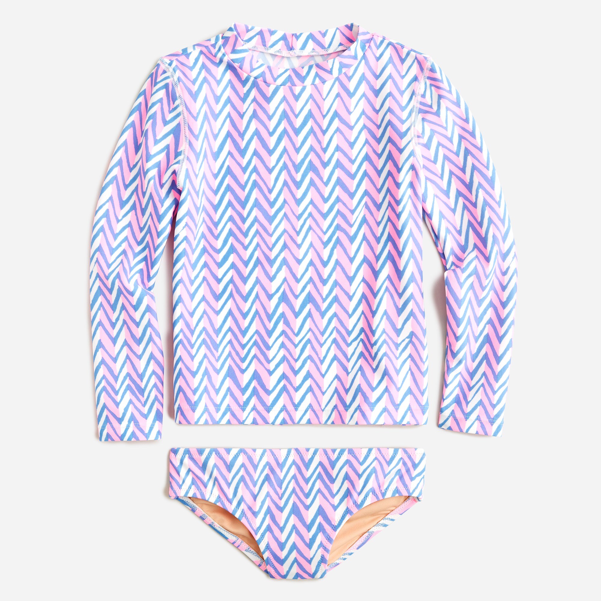 girls swimsuit with rash guard