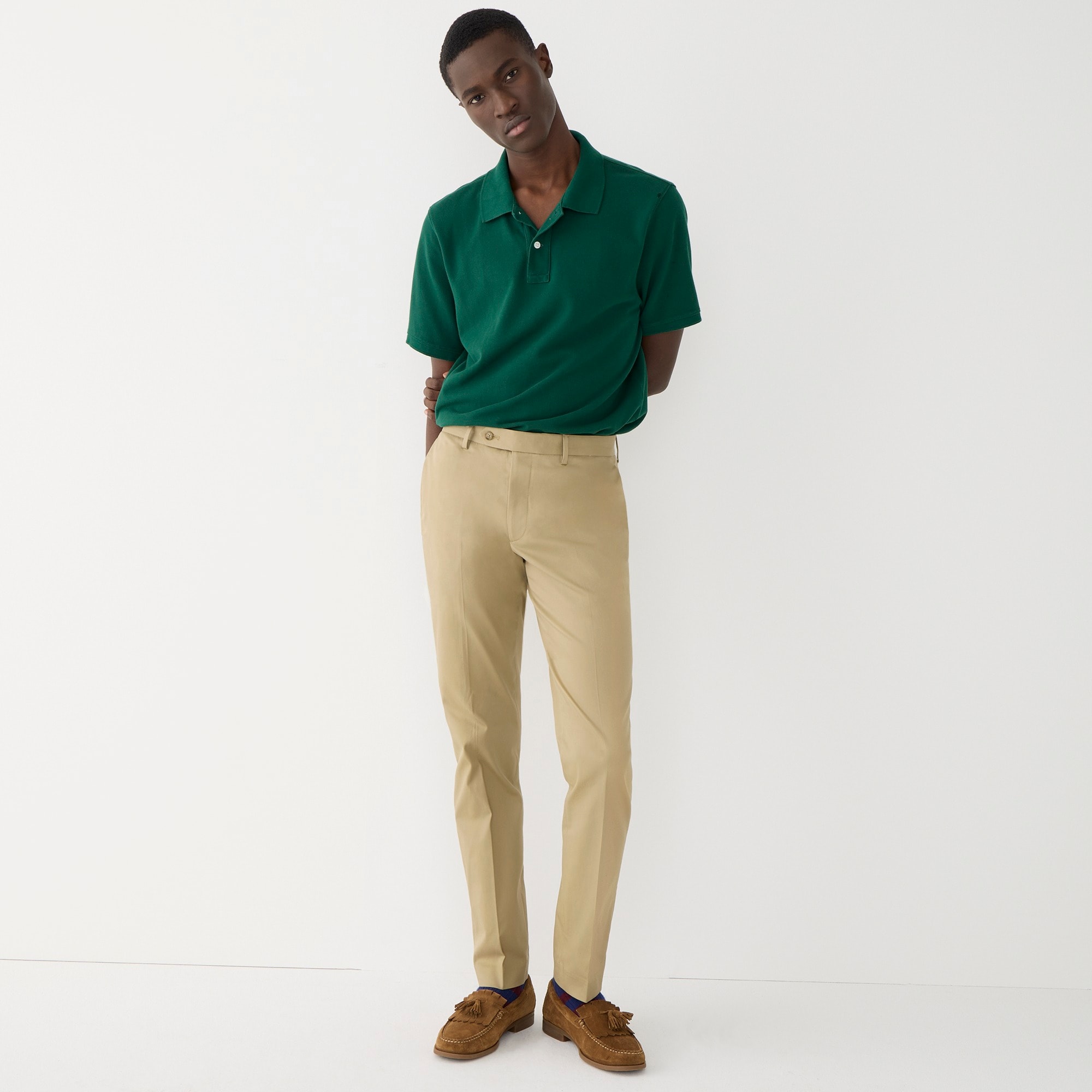 J.Crew: Bowery Dress Pant In Stretch Chino For Men