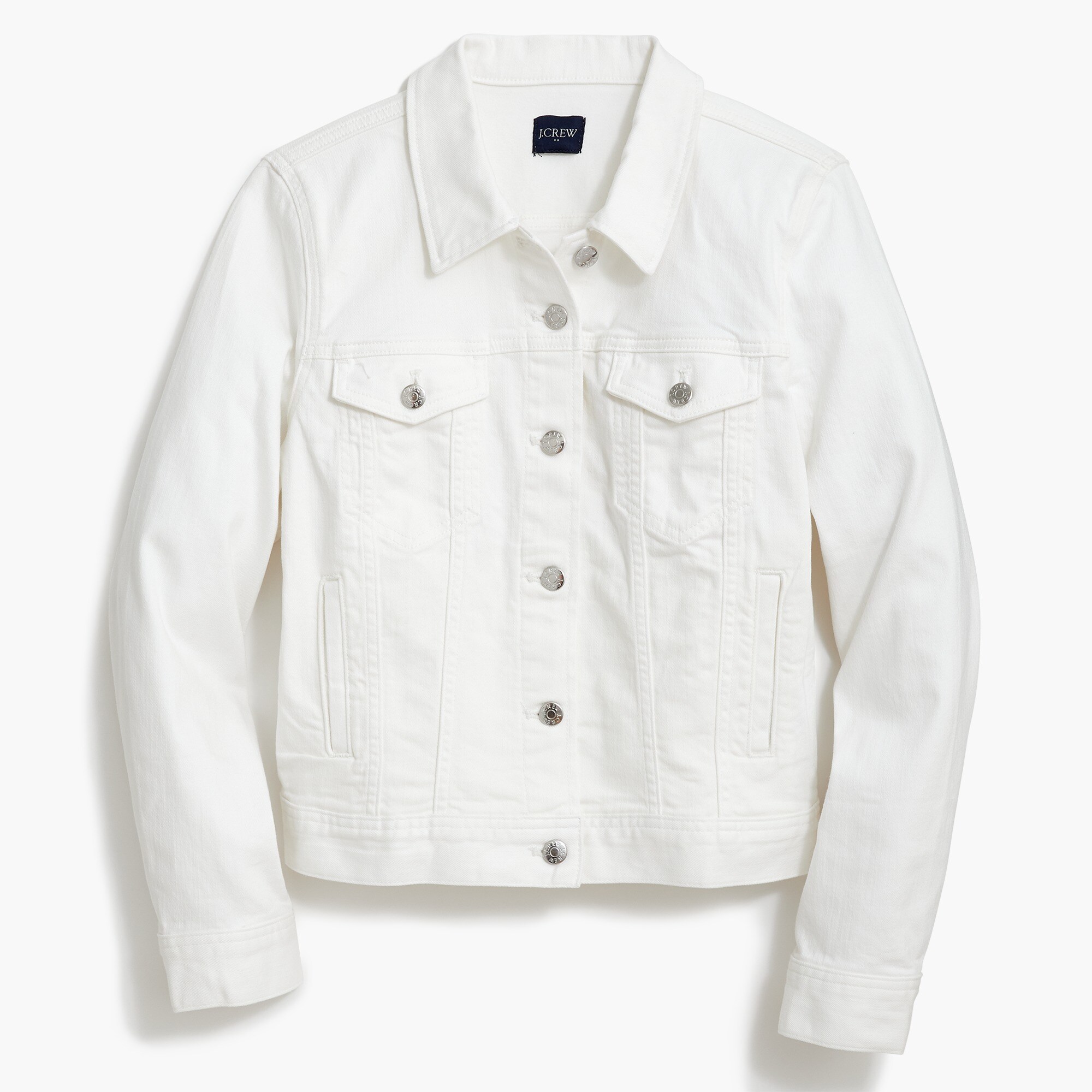 womens Classic jean jacket in white wash