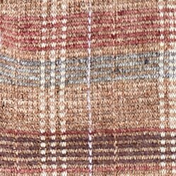 Linen-cotton cardigan sweater in madras jacquard MADRAS PLAID HTHR SPEAR linen-cotton cardigan sweater in madras jacquard for men