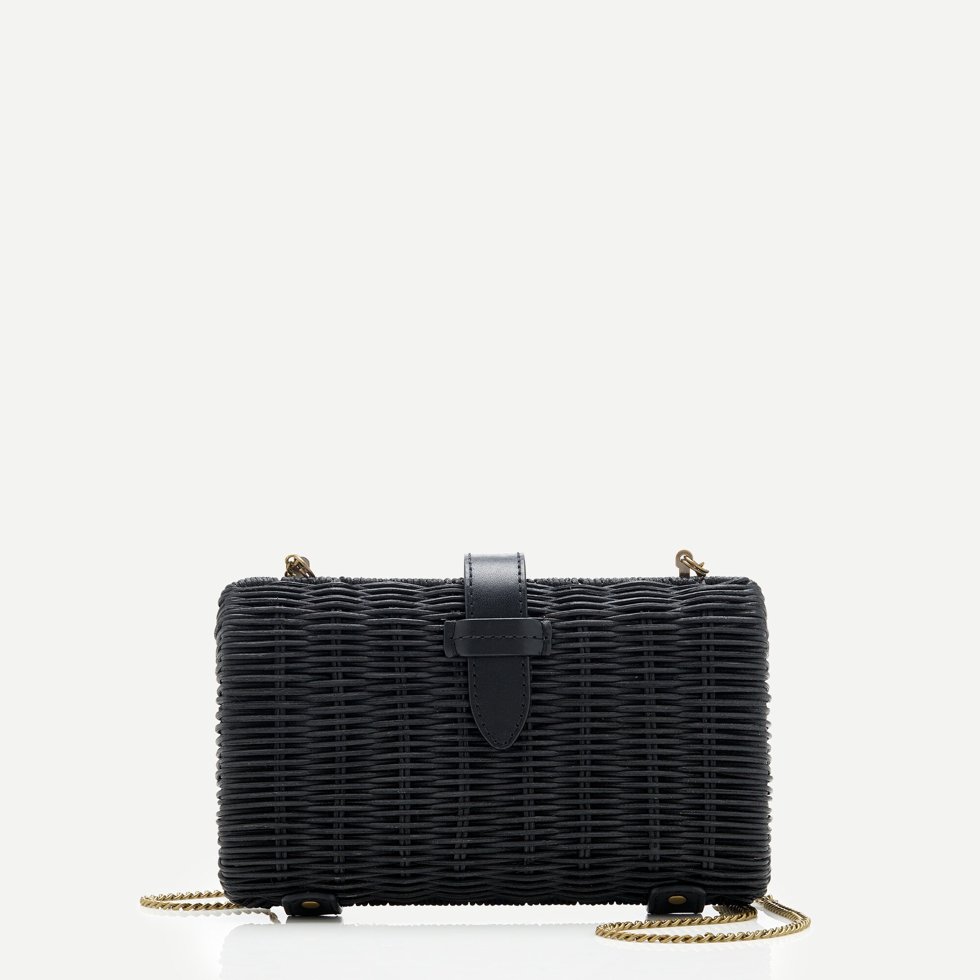 j crew wicker clutch