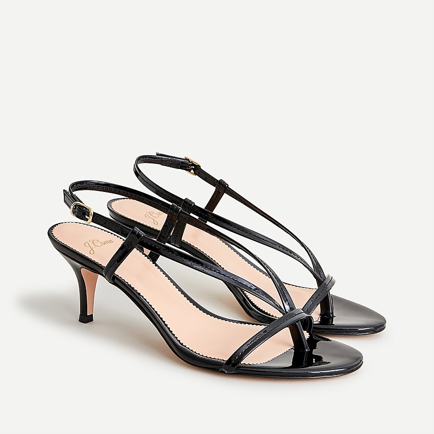J.Crew: Slingback Sandals In Patent Leather For Women