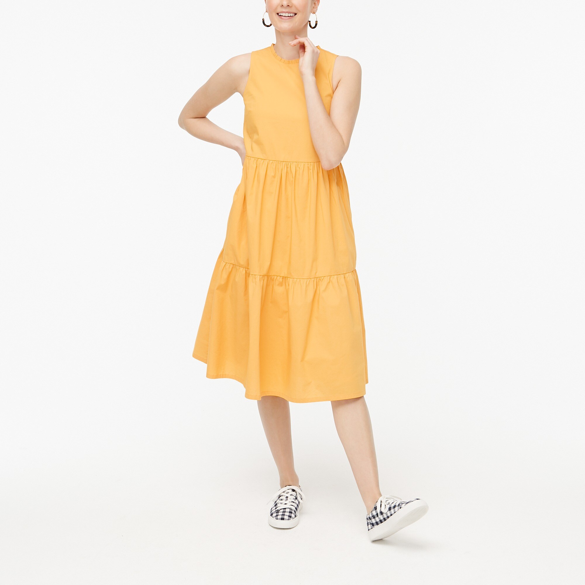 j crew yellow dress
