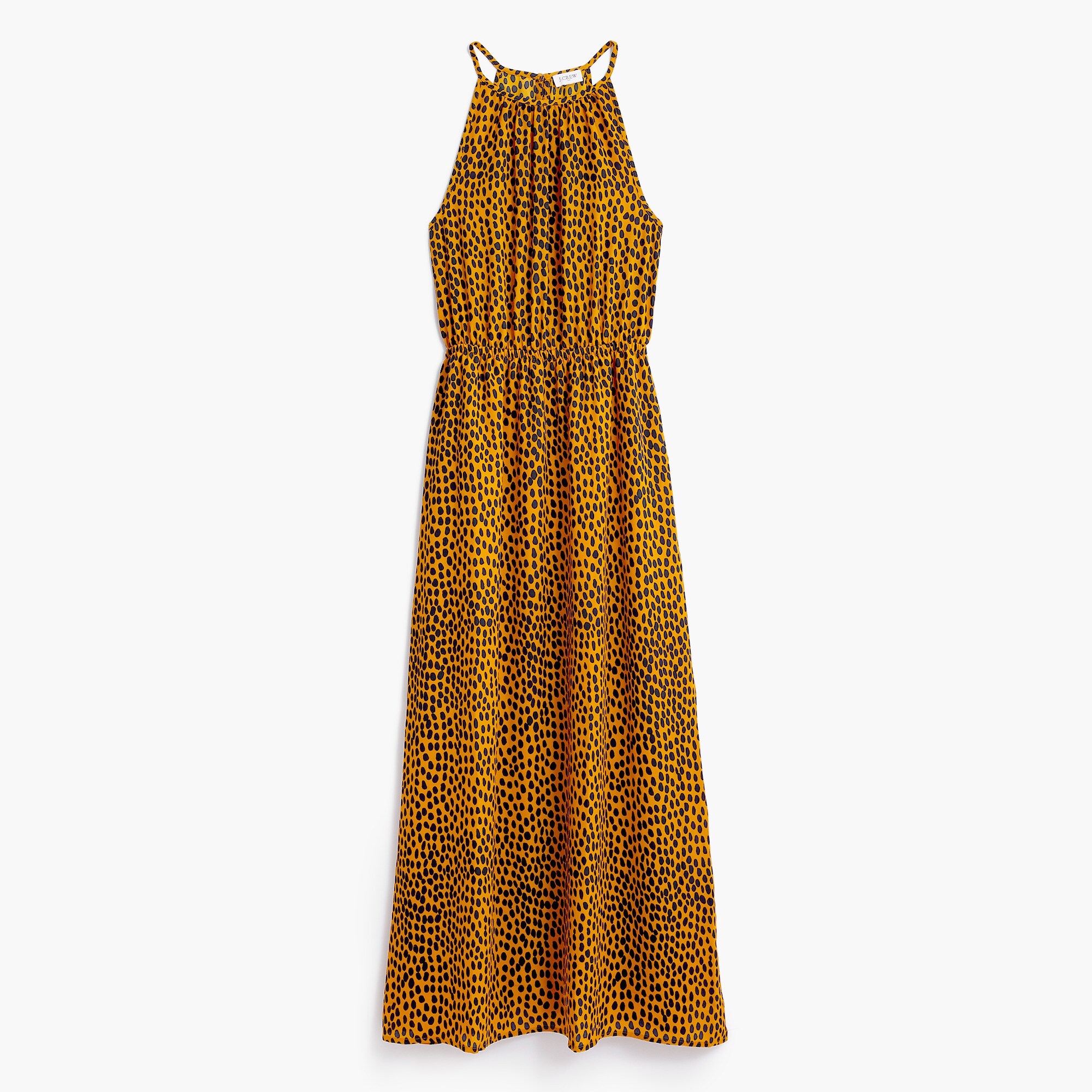 High-neck maxi dress