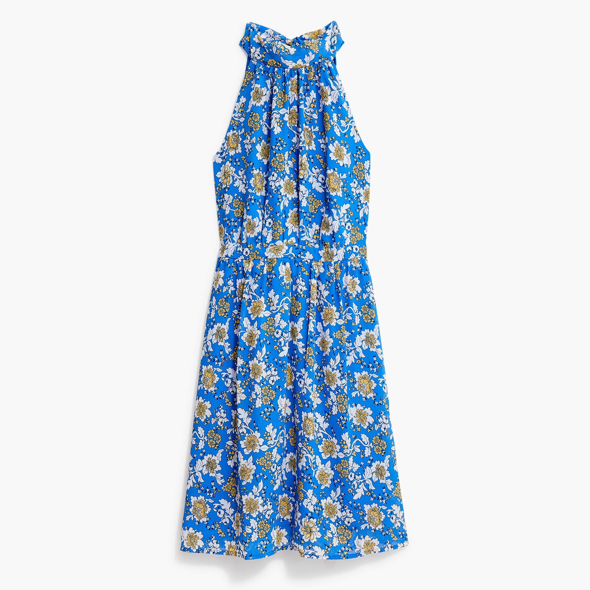 tie-back halter dress for women