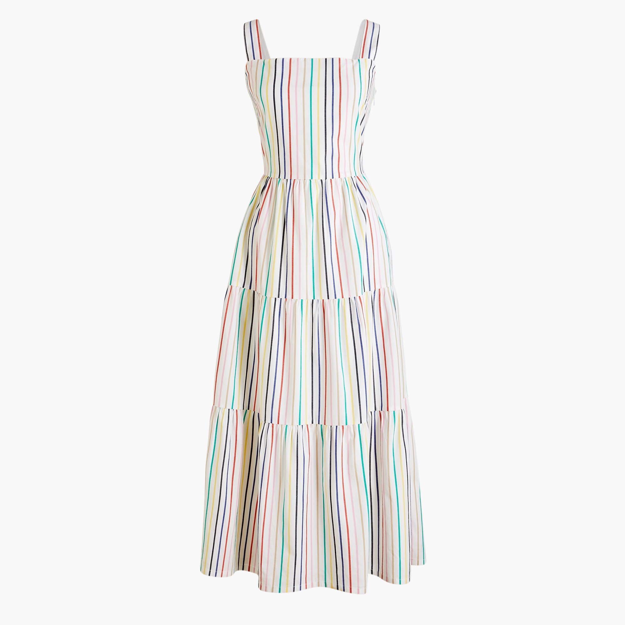 j crew striped maxi dress