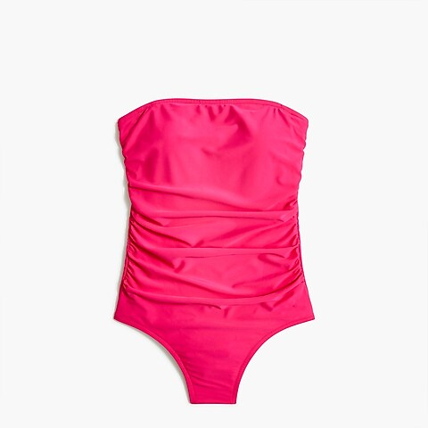 womens Strapless one-piece swimsuit